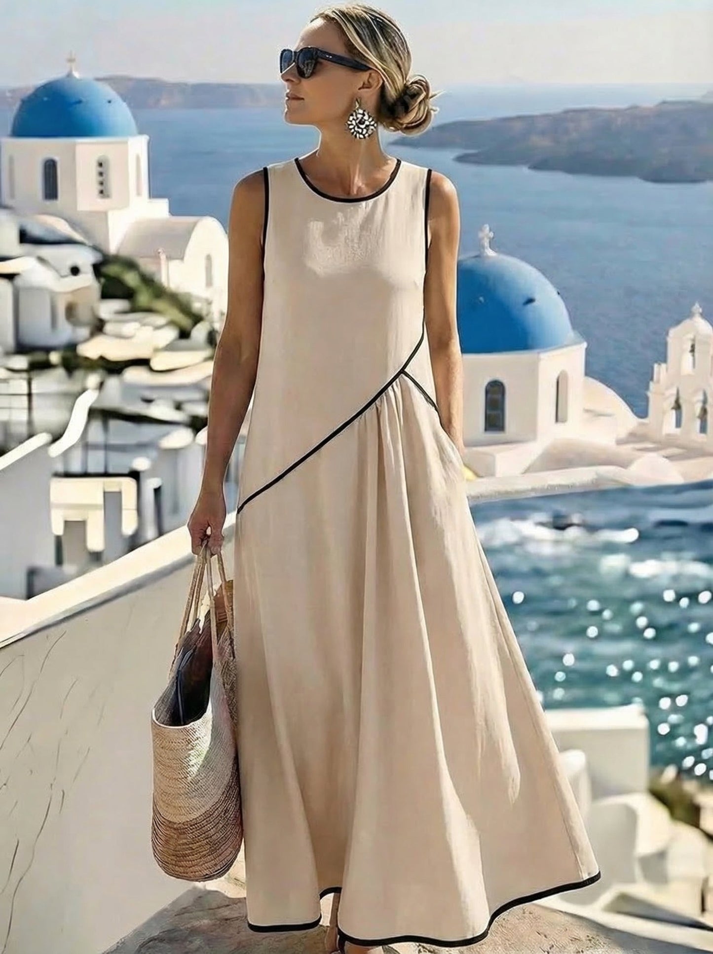 Alina - Vestido de verano a rayas