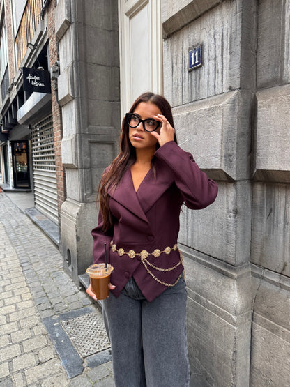 Blazer + ceinture doma