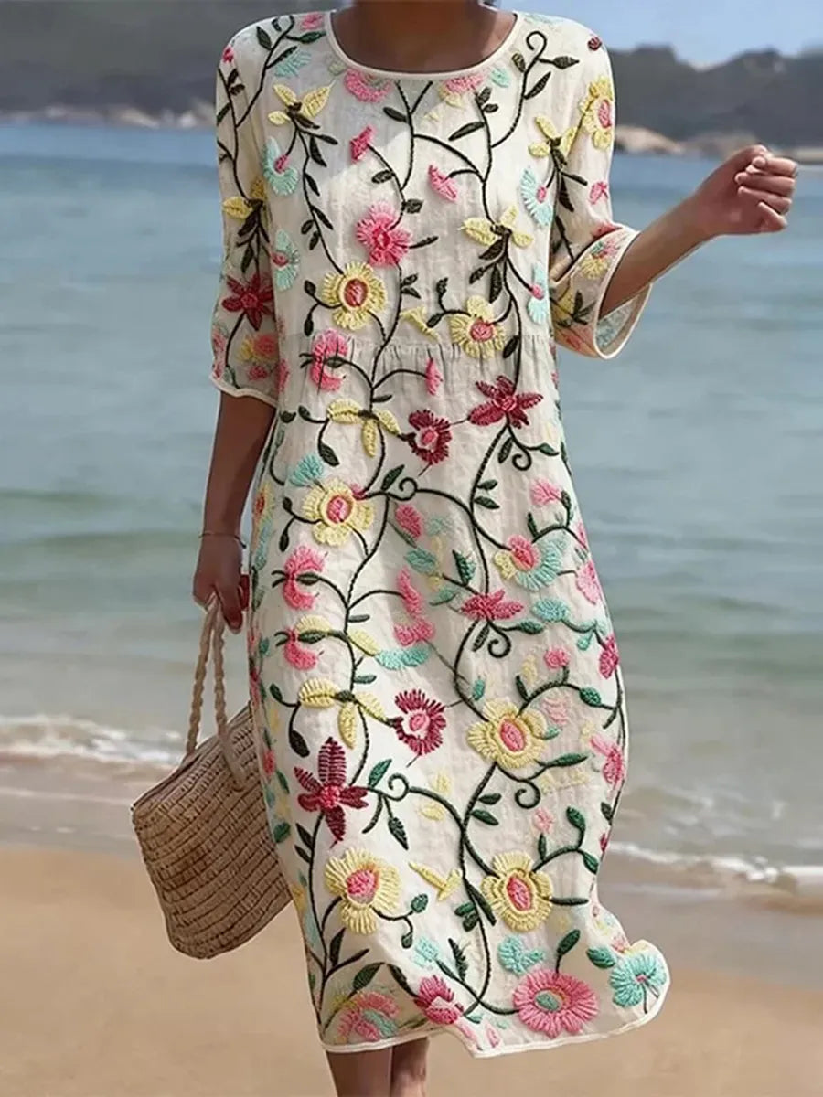 Matilda | Elegante vestido con estampado floral
