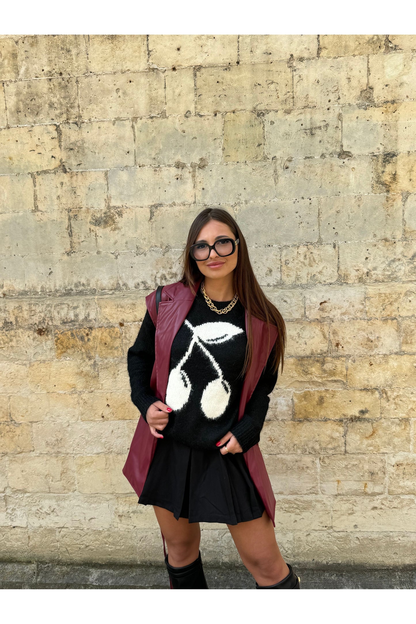 Veste sans manche vino rosso