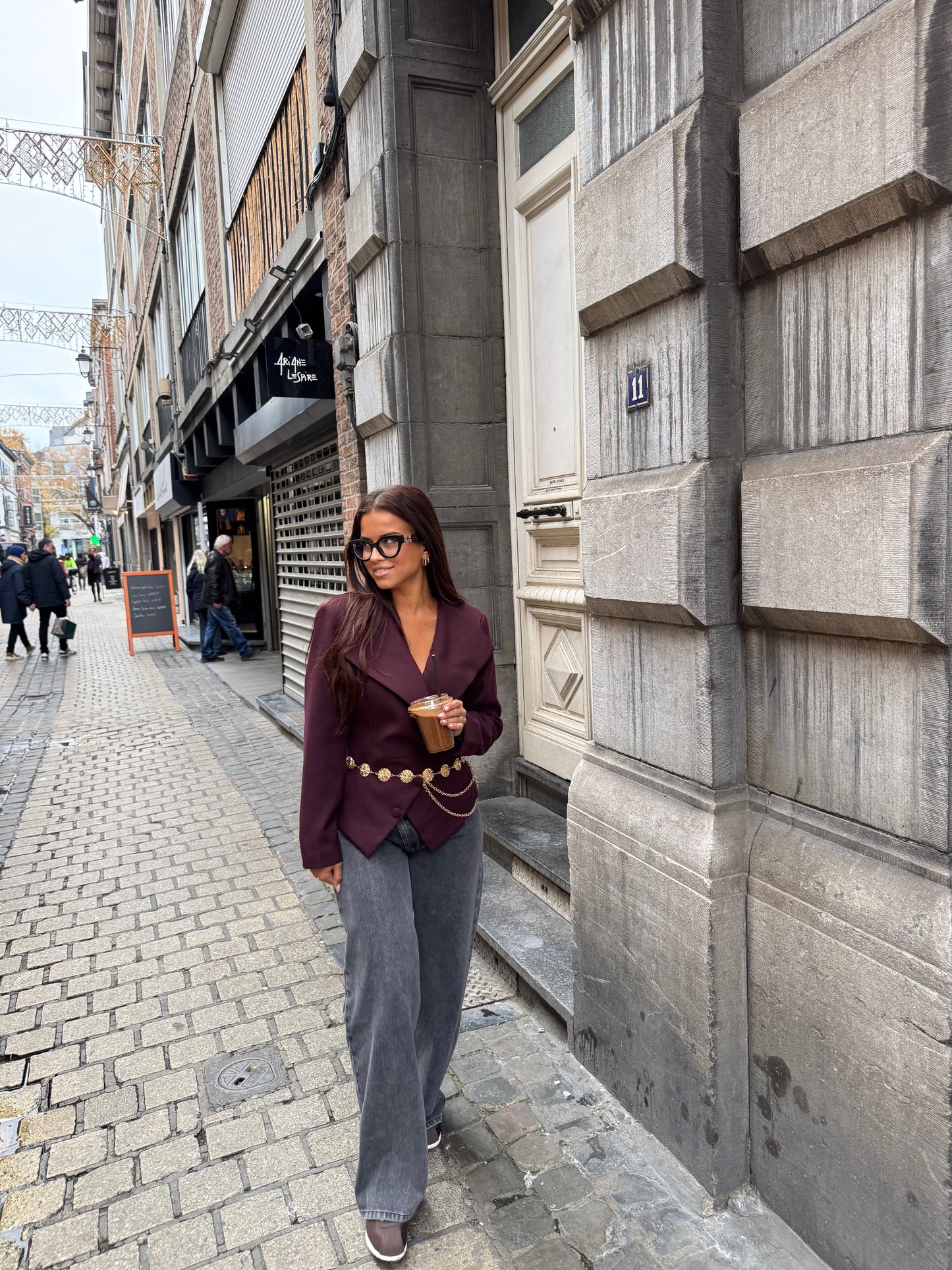 Blazer + ceinture doma