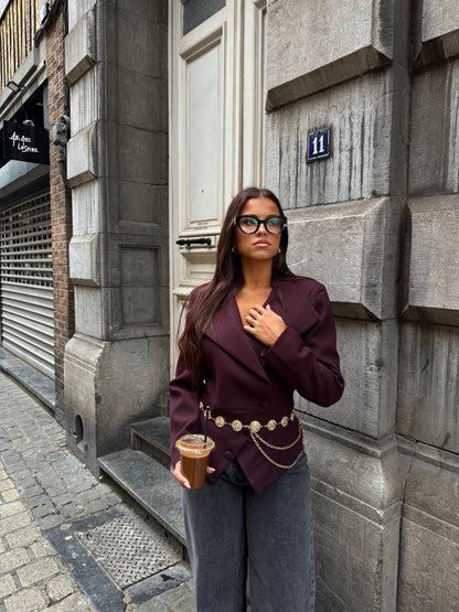 Blazer + ceinture doma