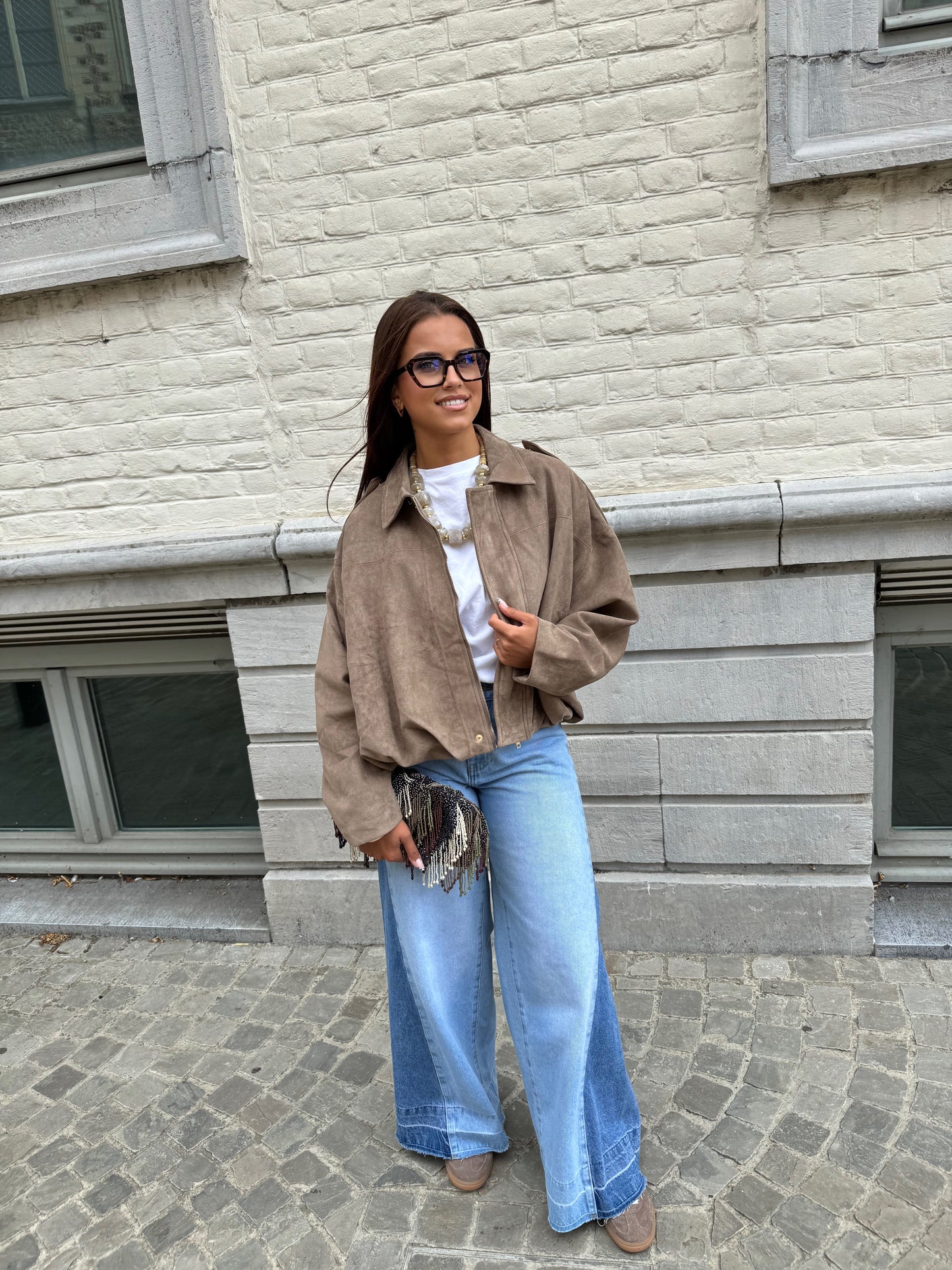 Veste Amira taupe