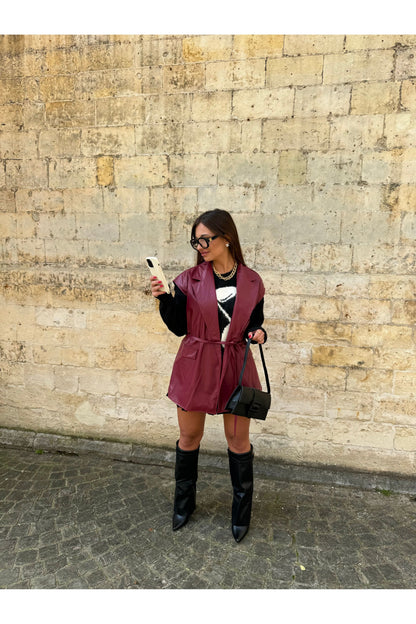 Veste sans manche vino rosso
