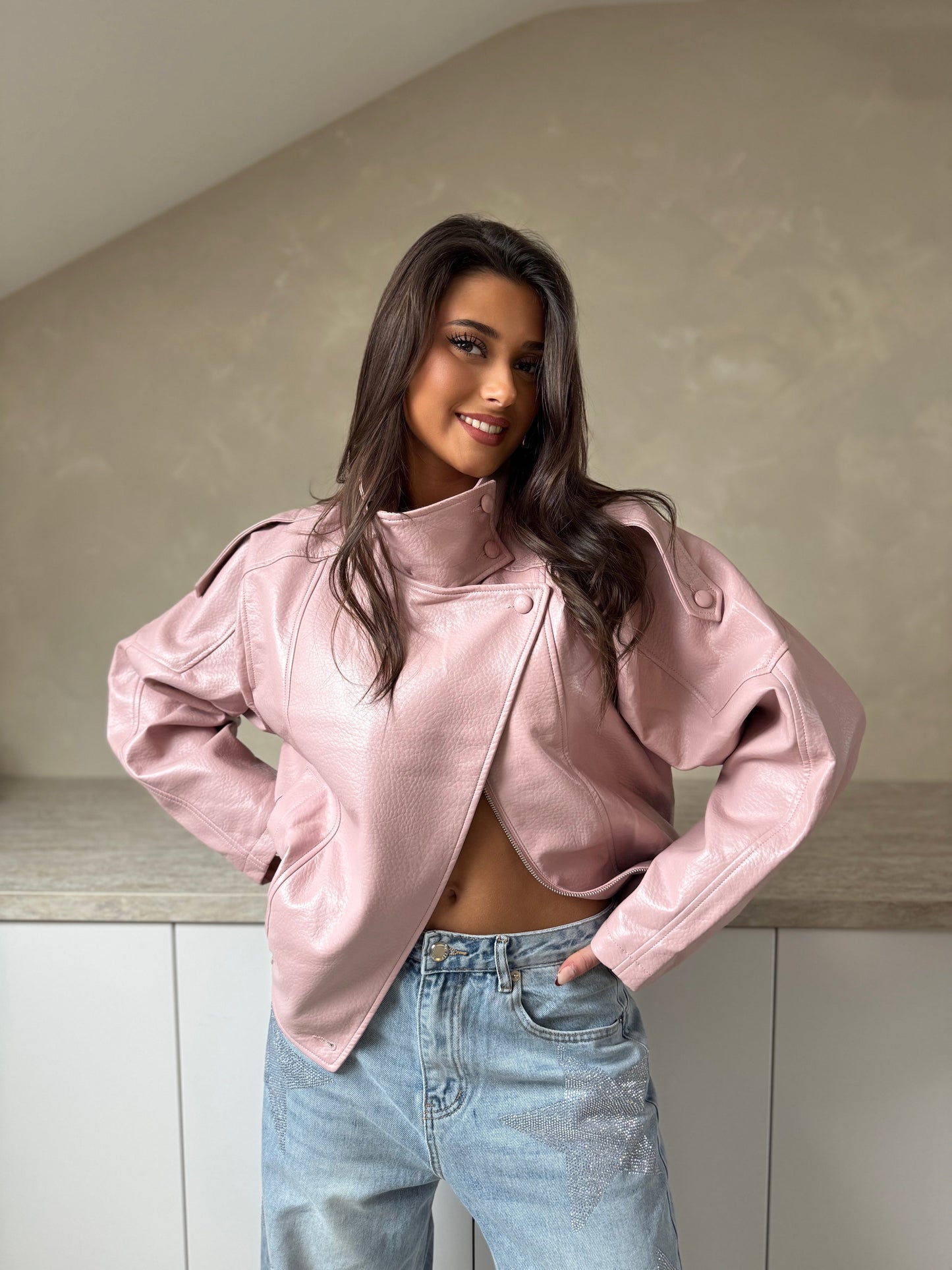 Veste Ambre rose
