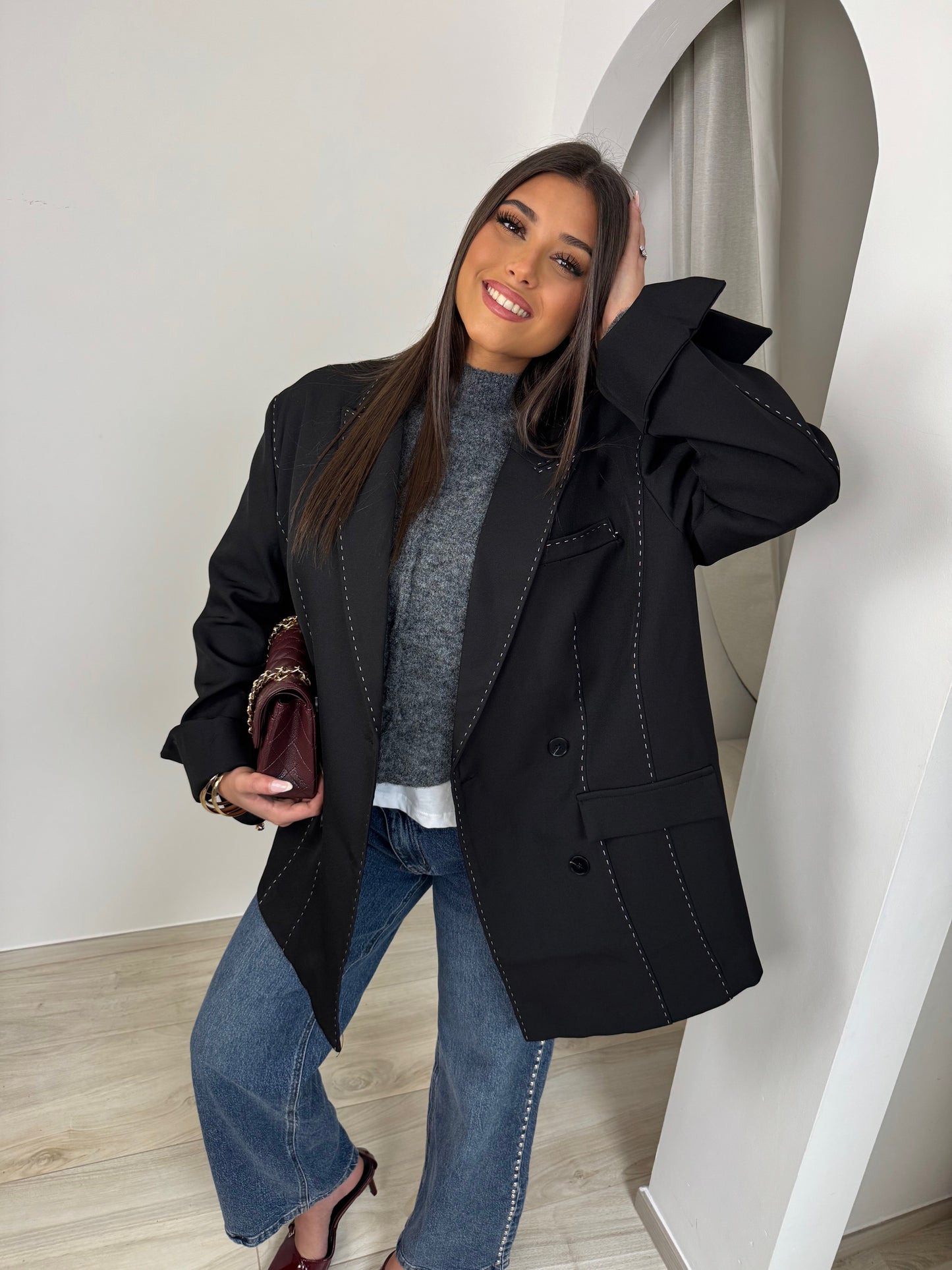 Blazer Times noire