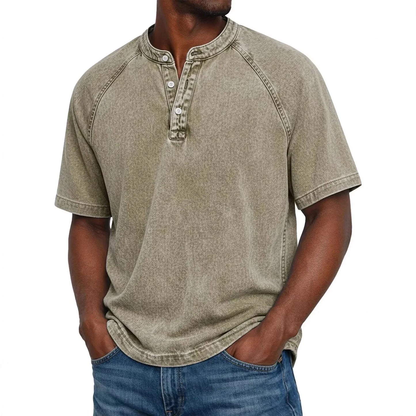 Pedro | Camisa vintage de hombre con botones