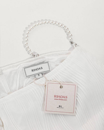 Vestido camisa con textura de ondas de agua